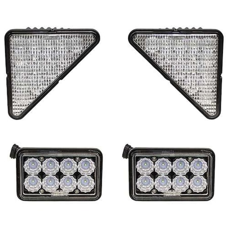 Aftermarket Complete Fits Bobcat Skid Steer LED Light Kit For Older Models 2635-KM